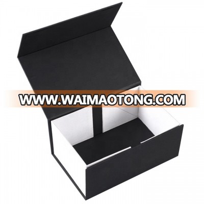 Custom Logo Flat Folding Magnetic Box Cardboard Gift  Box For Clothes Packaging