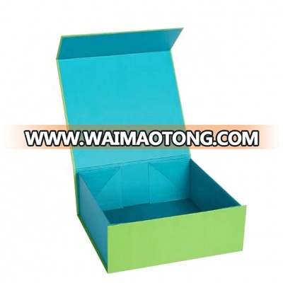 Eco-friendly Custom Packaging Printed Logo Paper Cardboard Foldable Magnetic Closure Gift Box