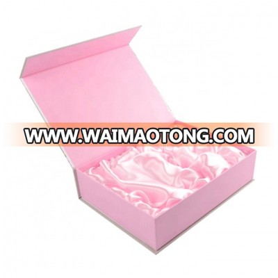 Custom Hot Sale Cardboard Hair Packaging Boxes Extension with Silk Insert Wholesale