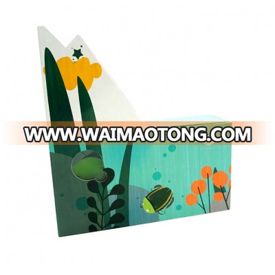 Custom Foldable Full Color Printed Corrugated Cardboard Display Color Box