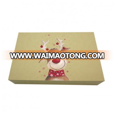 Custom Printing Top and Bottom Cardboard Box for Christmas Gift with High Quality