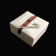 Beautiful Luxury Design Plastic Mould Paper Cover Velvet Foam Cover Jewelry Box With Ribbon Bow Decoration