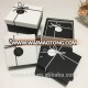 Wholesale box Wrapped Black Paper gift boxes with ribbon