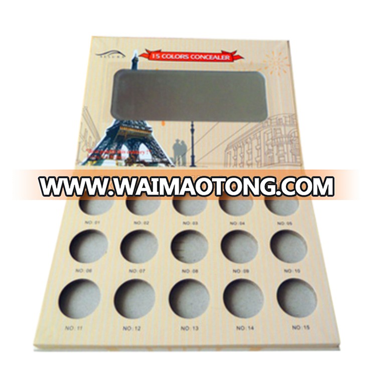 paper empty eye shadow palette cases,cardboard individual eyeshadow packaging,custom makeup magnetic palettes wholesale