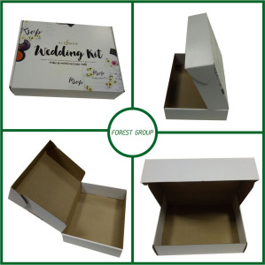 Hot Sell Cardboard Wedding Dress Packaging Box Wedding Gift Box